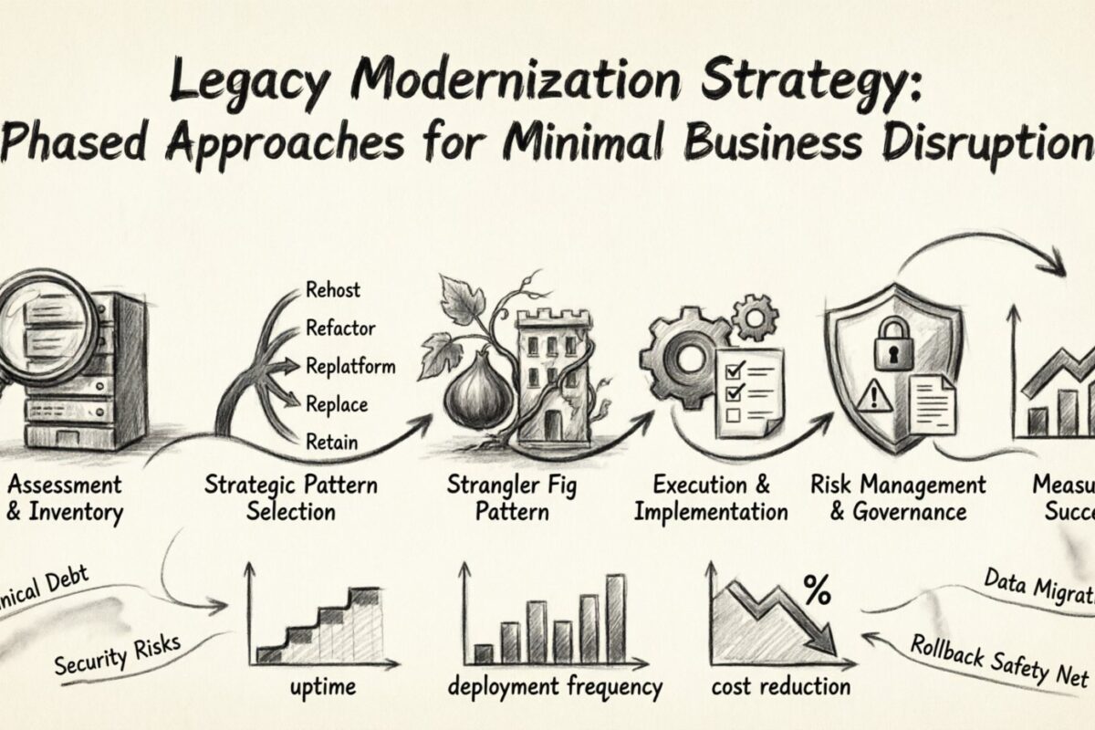 EA-Leitfaden: Strategie zur Modernisierung von Legacy-Systemen – Stufenweise Ansätze für minimale Geschäftsstörungen