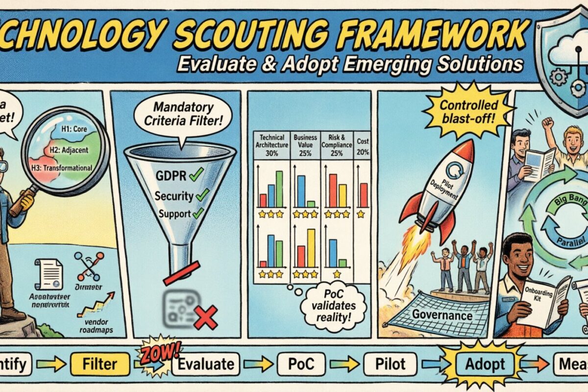 EA-Leitfaden: Technologie-Scouting-Rahmenwerk – Beurteilung und Einführung von aufkommenden Lösungen