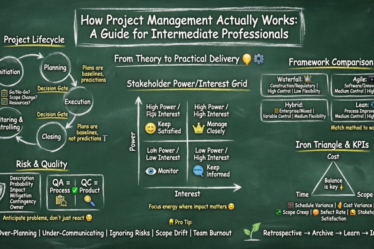 Wie Projektmanagement eigentlich funktioniert: Eine definitive Übersicht für fortgeschrittene Fachkräfte