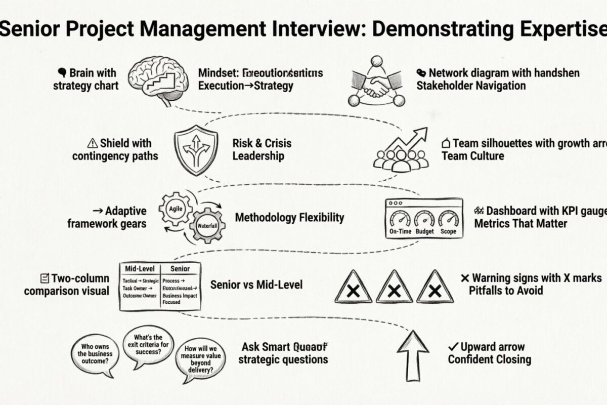 Das Projektmanagement-Interview: Wie Senior Manager ihre Expertise im Raum demonstrieren