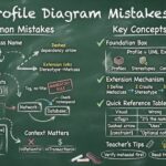 Errores comunes que los estudiantes cometen al interpretar las notaciones de los diagramas de perfil