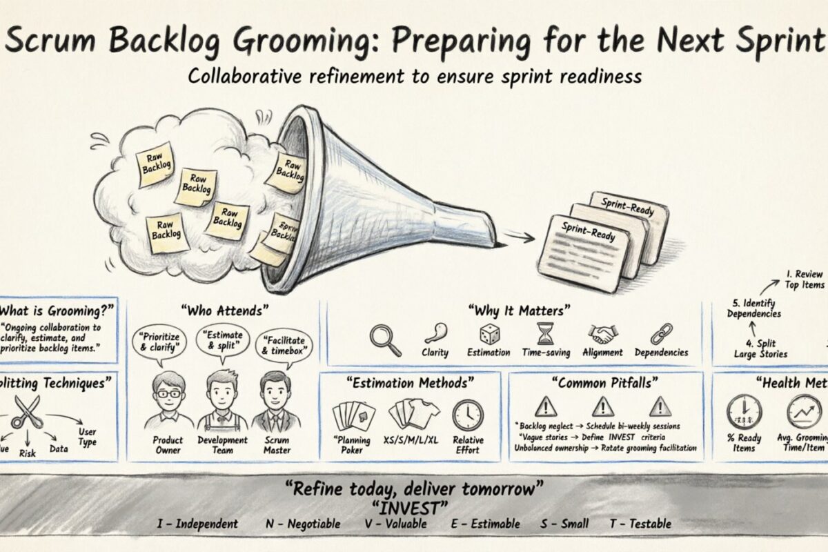Acondicionamiento del Backlog de Scrum: Preparándose para el próximo Sprint