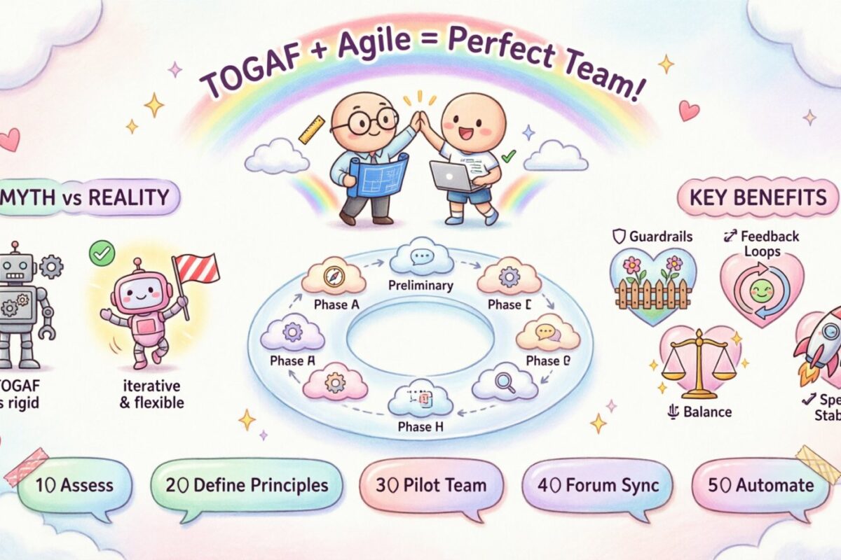 Desmentidor de mitos de TOGAF: Desmontando la idea de que TOGAF es demasiado rígido para equipos ágiles