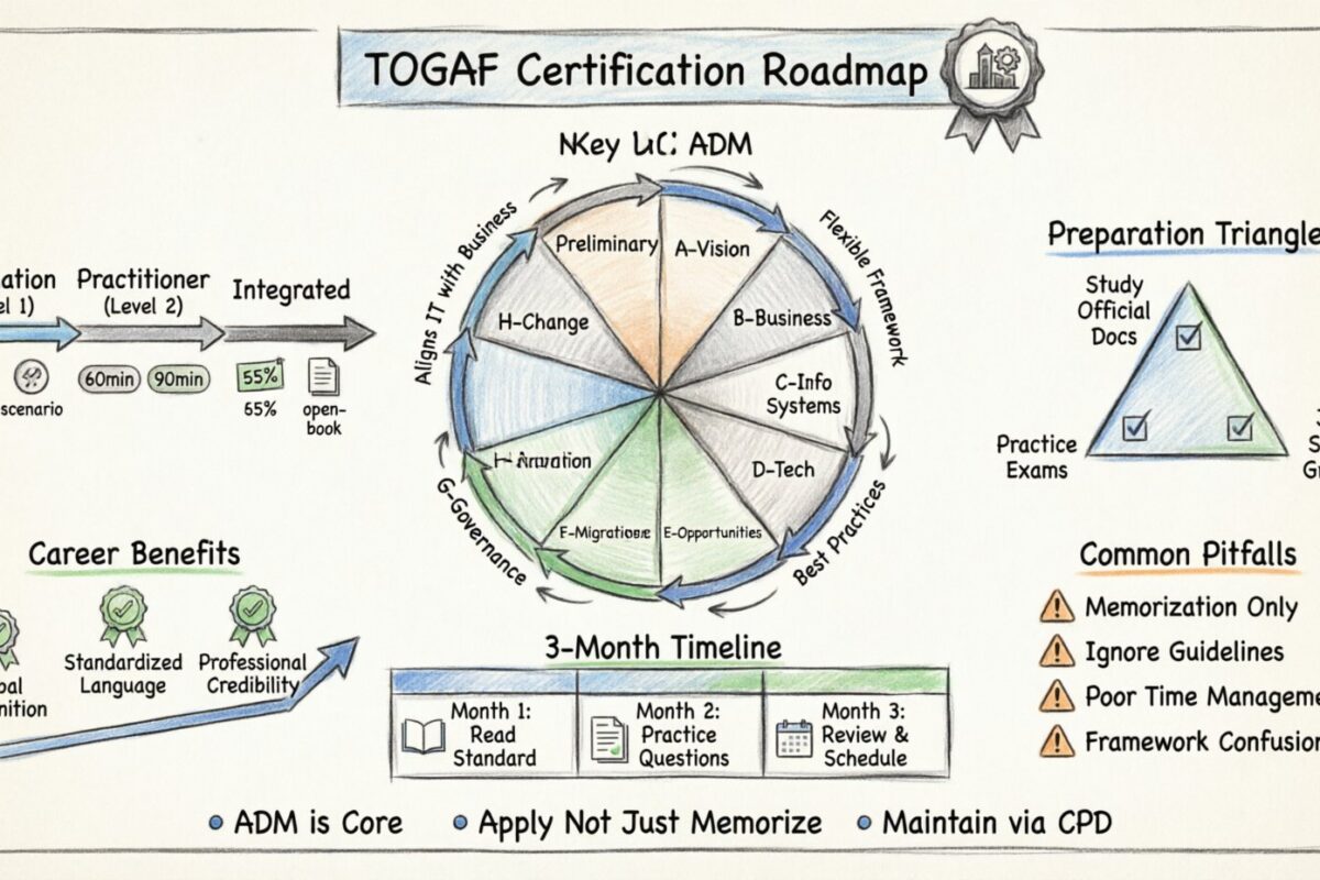 Inicio rápido para la certificación TOGAF: Lo que necesita saber antes de presentarse al examen