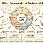 TOGAF frente a otros marcos: Una comparación directa para responsables de decisiones