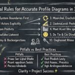 Checklist : 10 règles essentielles pour créer des diagrammes de profil précis dans les projets de systèmes d’information