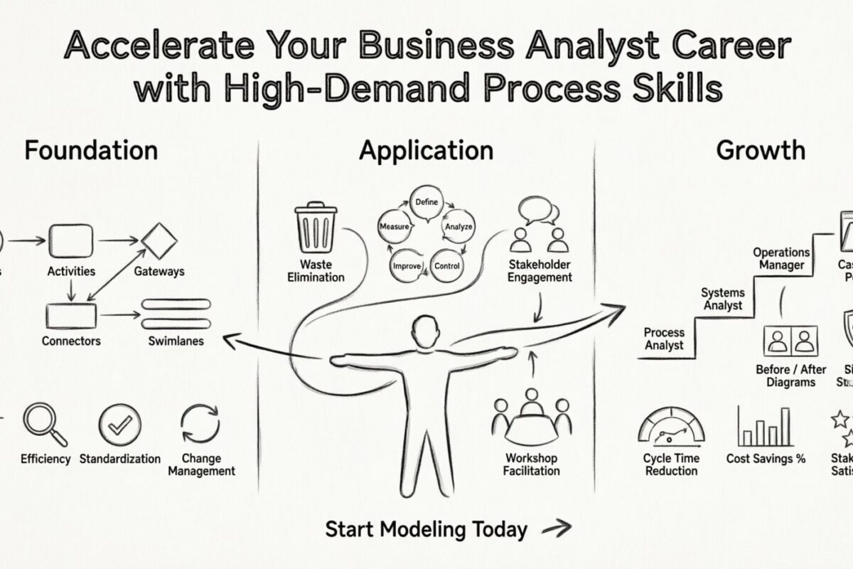 Guide BPMN : Accélérez votre carrière d’analyste métier grâce à des compétences en processus très recherchées