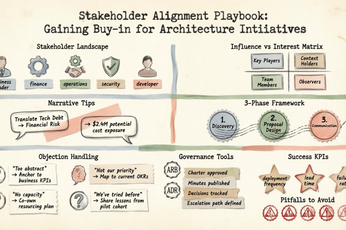 Guide EA : Carnet d’alignement des parties prenantes – Obtenir l’adhésion aux initiatives d’architecture
