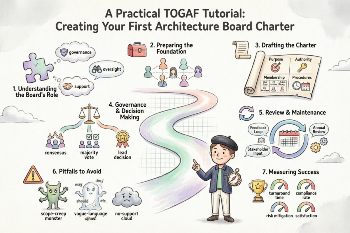 Un tutoriel pratique TOGAF : Création de votre premier acte constitutif du comité d’architecture