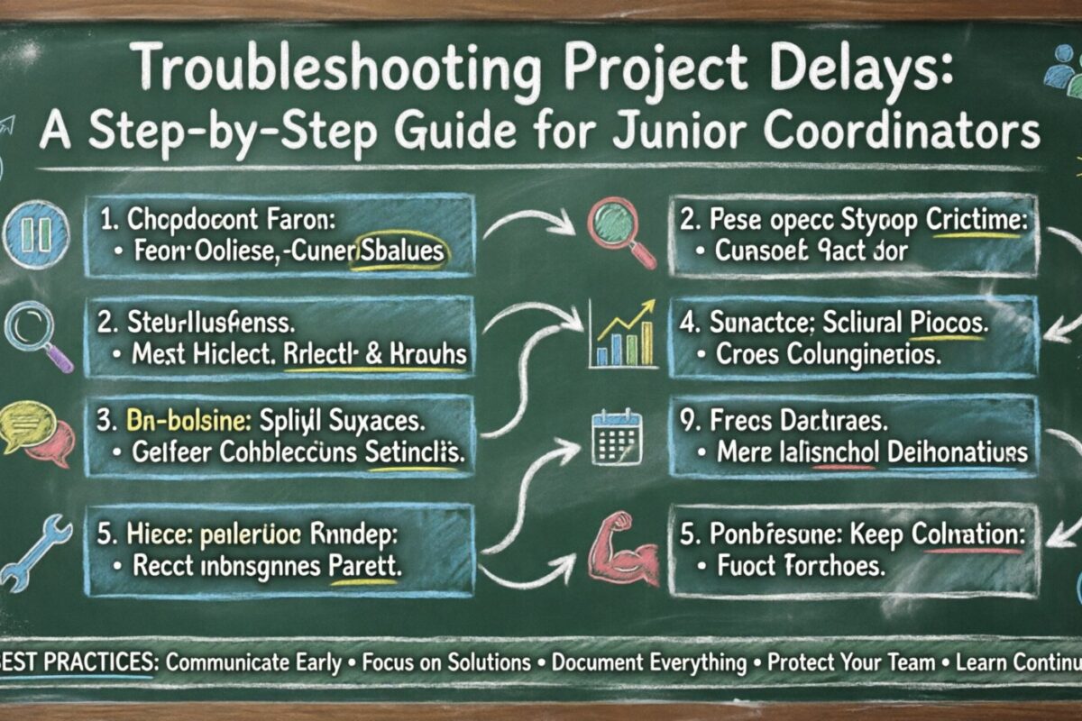 Résolution des retards de projet : un guide étape par étape pour les coordinateurs juniors sous pression