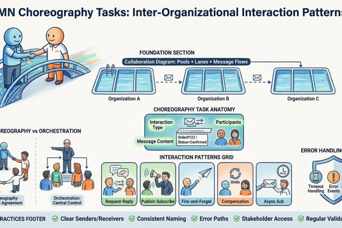 Tentukan Pola Interaksi Antara Organisasi dengan Tugas Choreography BPMN Tentukan Pola Interaksi Antara Organisasi dengan Tugas Choreography BPMN