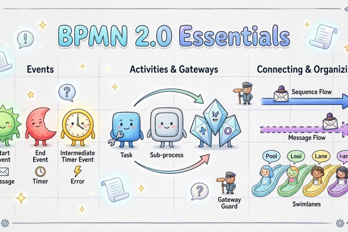 मॉडलिंग के यात्रा को बेसिक BPMN 2.0 मूल सिद्धांतों के साथ शुरू करें