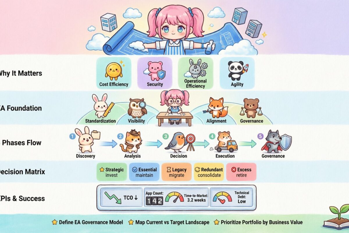 EAガイド：エンタープライズアーキテクチャの規範によるITポートフォリオの合理化