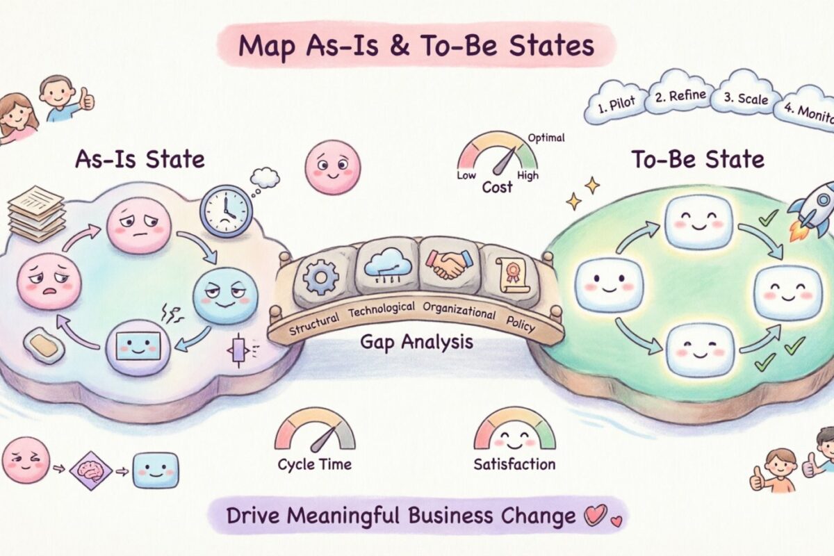 Guia BPMN: Mapeie os Estados Atuais e Futuros para Impulsionar Mudanças de Negócio Significativas