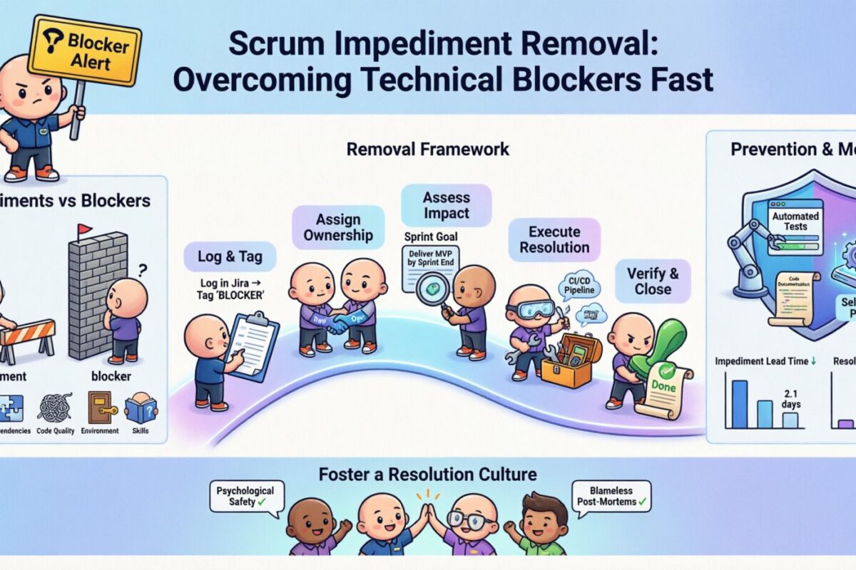 Remoção de Impedimentos no Scrum: Superando Bloqueios Técnicos Rapidamente