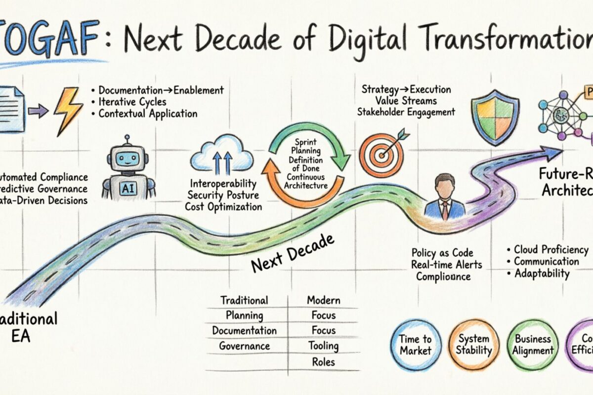 Perspectiva Futura: Para onde o TOGAF está indo na Próxima Década da Transformação Digital