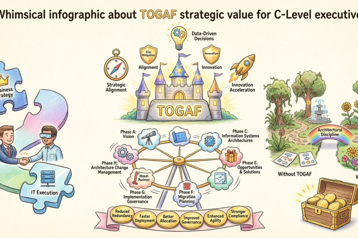 Стратегическая ценность TOGAF: почему руководители на уровне C-уровня требуют этого подхода Стратегическая ценность TOGAF: почему руководители на уровне C-уровня требуют этого подхода