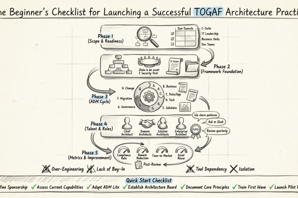 啟動成功的 TOGAF 架構實務的入門檢查清單
