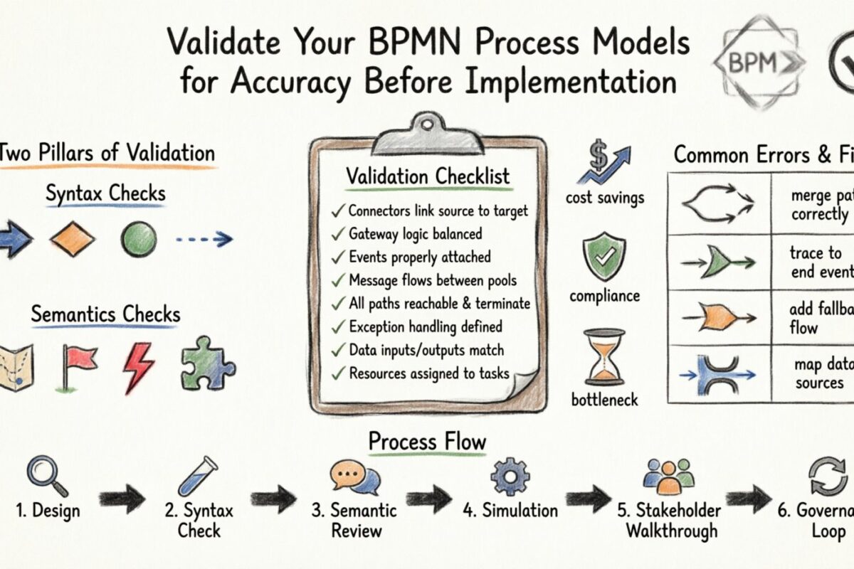 Xác minh Mô hình Quy trình BPMN của Bạn để Đảm bảo Độ Chính Xác Trước Khi Triển Khai