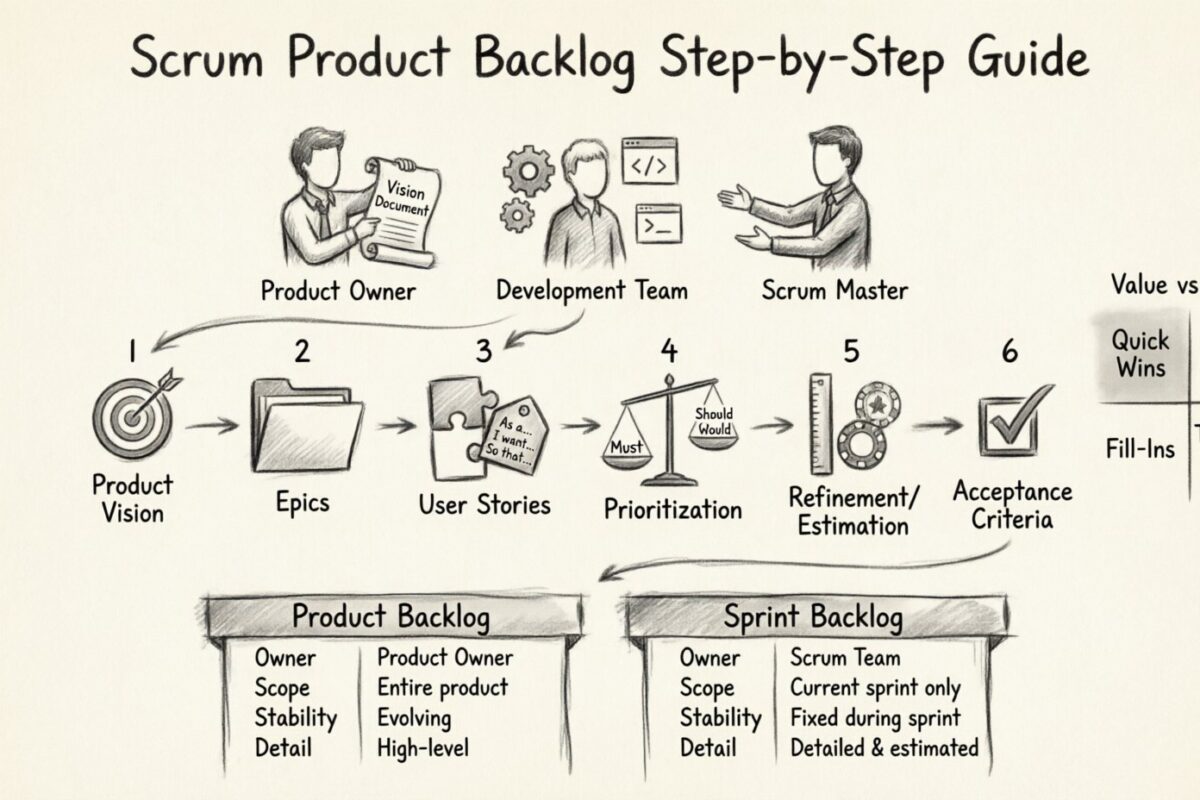 Hướng dẫn Scrum: Xây dựng Danh sách Sản phẩm đầu tiên của bạn từng bước