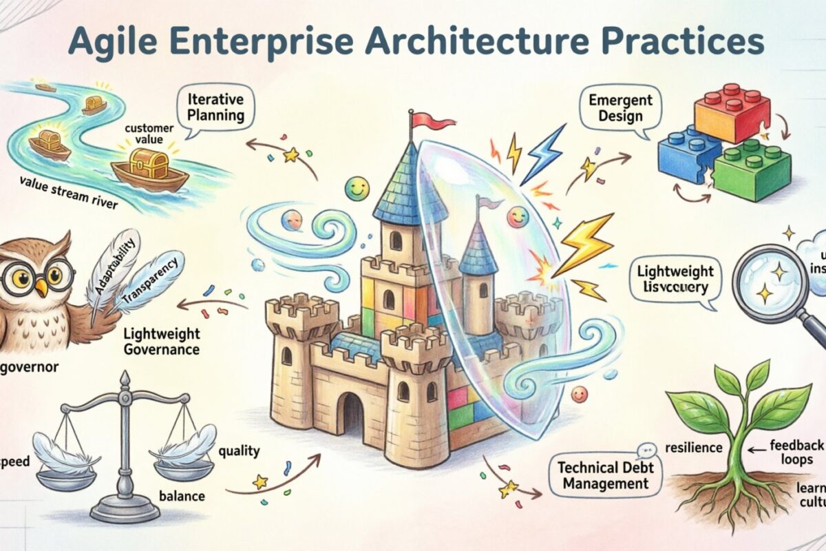 Agile Enterprise Architecture Practices: Responding to Market Disruption