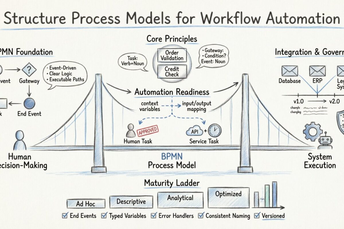 BPMN Guide: Structure Process Models to Support Future Workflow Automation