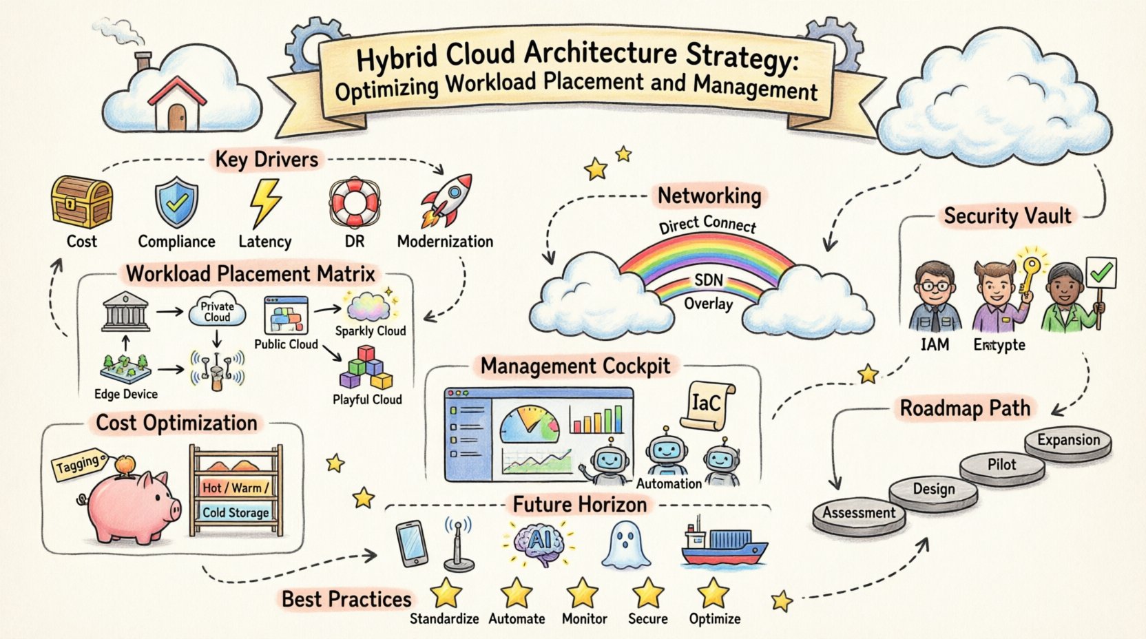 Hybrid Cloud Architecture Strategy: Optimizing Workload Placement and Management