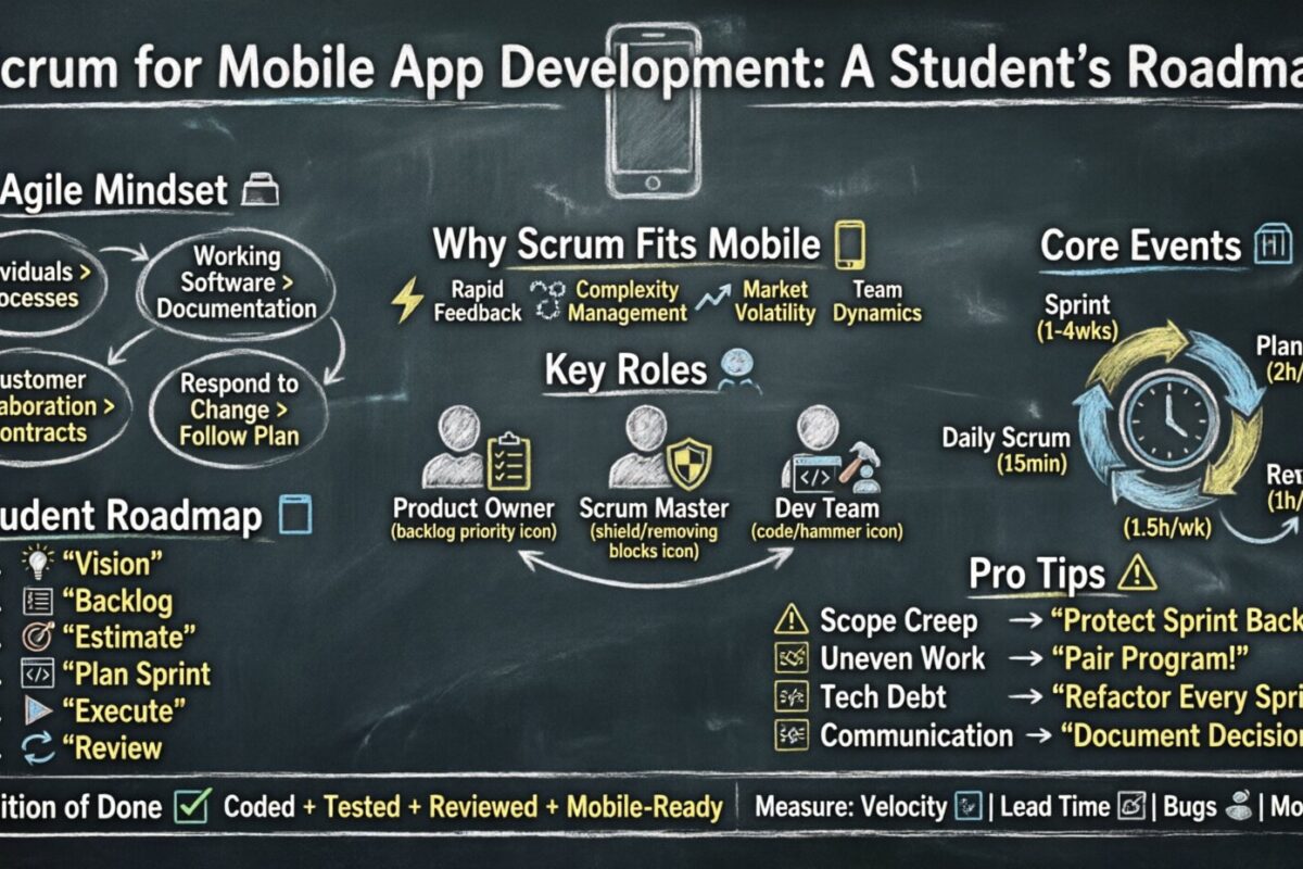 Scrum for Mobile App Development: A Student’s Roadmap Scrum for Mobile App Development: A Student’s Roadmap