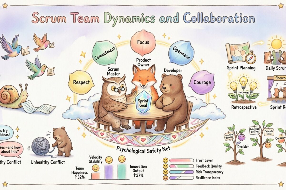 Scrum Team Dynamics: Fostering Collaboration Among Peers Scrum Team Dynamics: Fostering Collaboration Among Peers