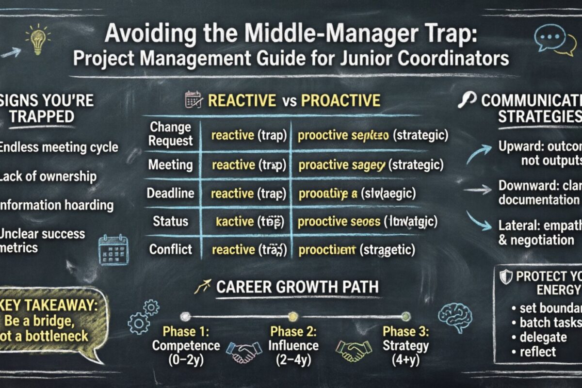 Avoiding the Middle-Manager Trap: Essential Project Management Advice for Junior Coordinators Avoiding the Middle-Manager Trap: Essential Project Management Advice for Junior Coordinators