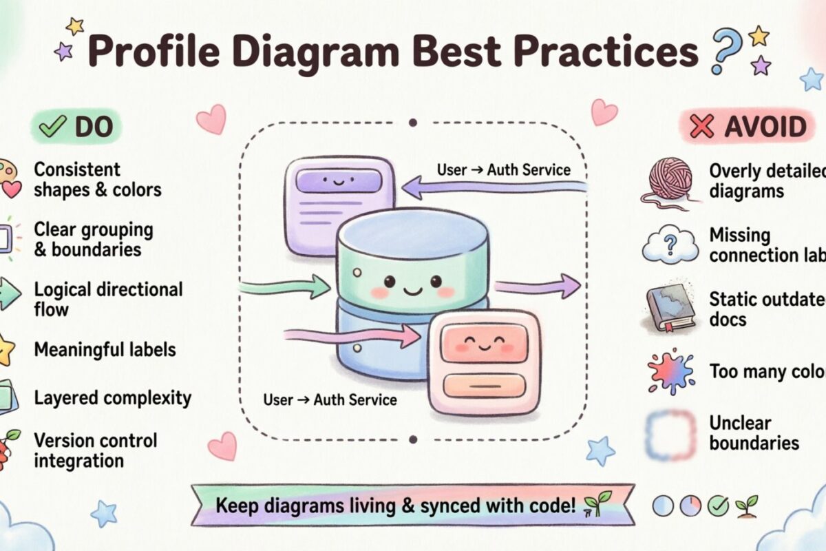 Best Practices for Readable and Maintainable Profile Diagrams in Software Teams