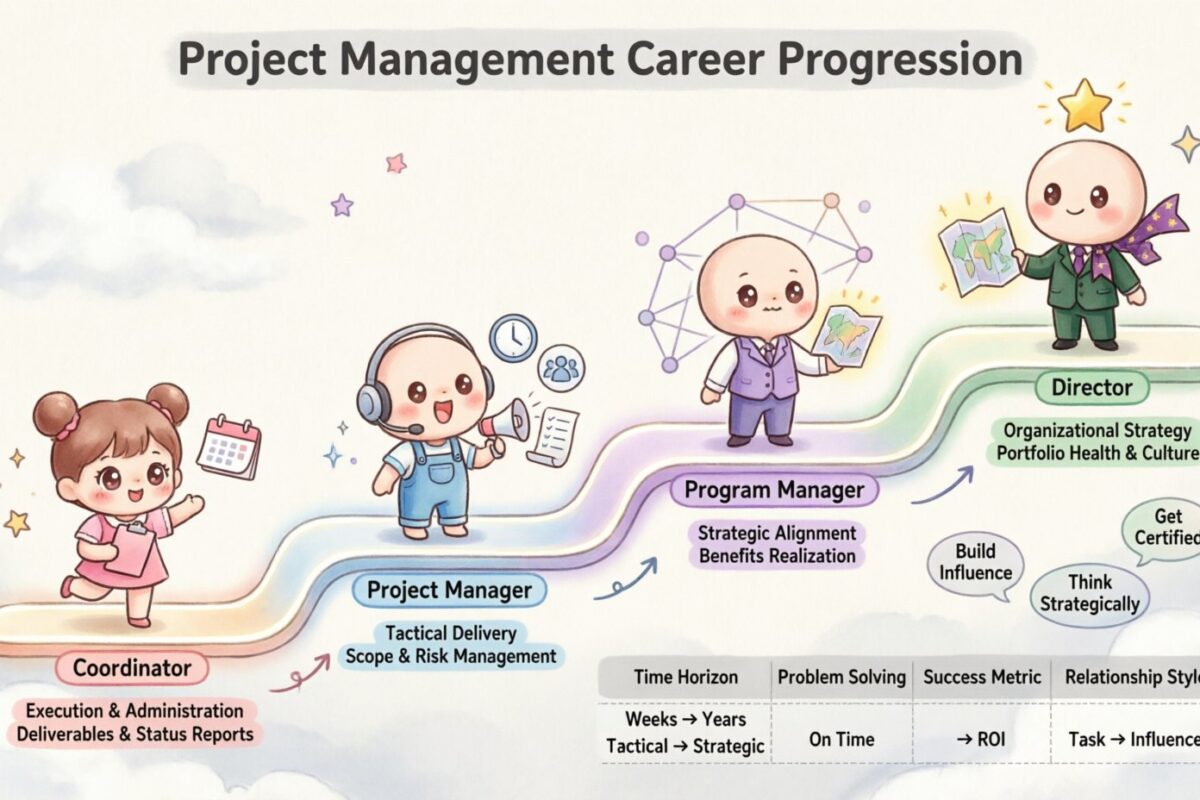 From Coordinator to Director: A Comprehensive Walkthrough of Your Project Management Growth Path
