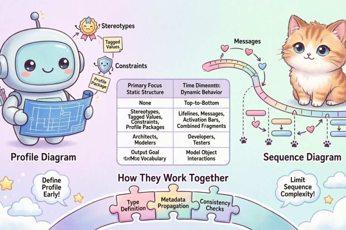 Profile Diagram vs. Sequence Diagram: A Clear Comparison for Understanding Object Interactions Profile Diagram vs. Sequence Diagram: A Clear Comparison for Understanding Object Interactions