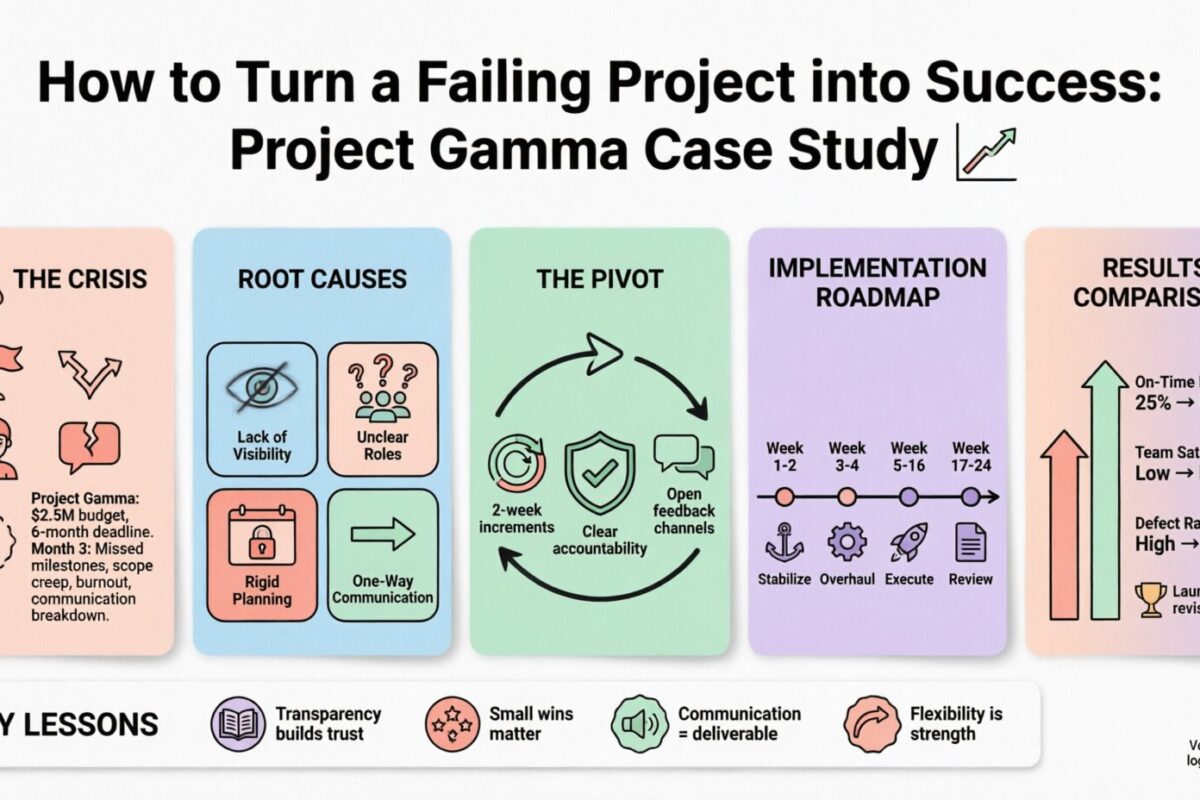 Case Study: How One Team Turned a Failing Project Management Strategy into Success