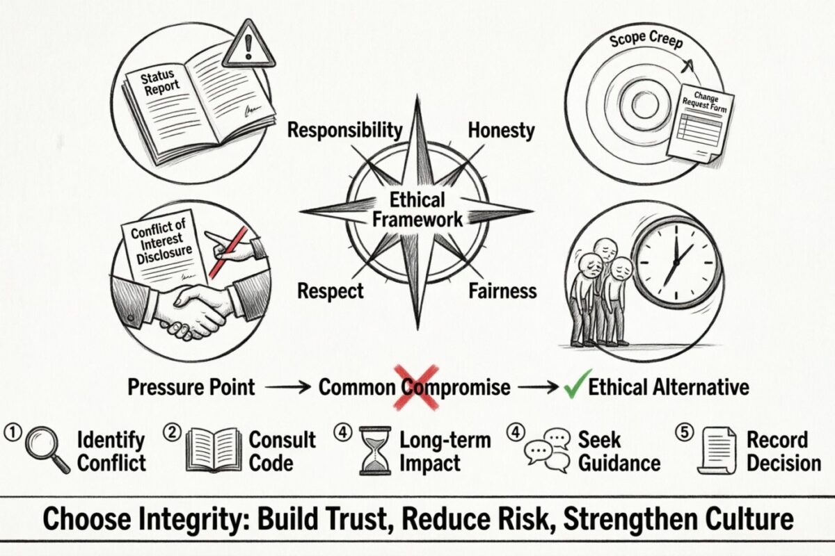 Project Management Ethics: Navigating Gray Areas When Deadlines Clash with Integrity Project Management Ethics: Navigating Gray Areas When Deadlines Clash with Integrity