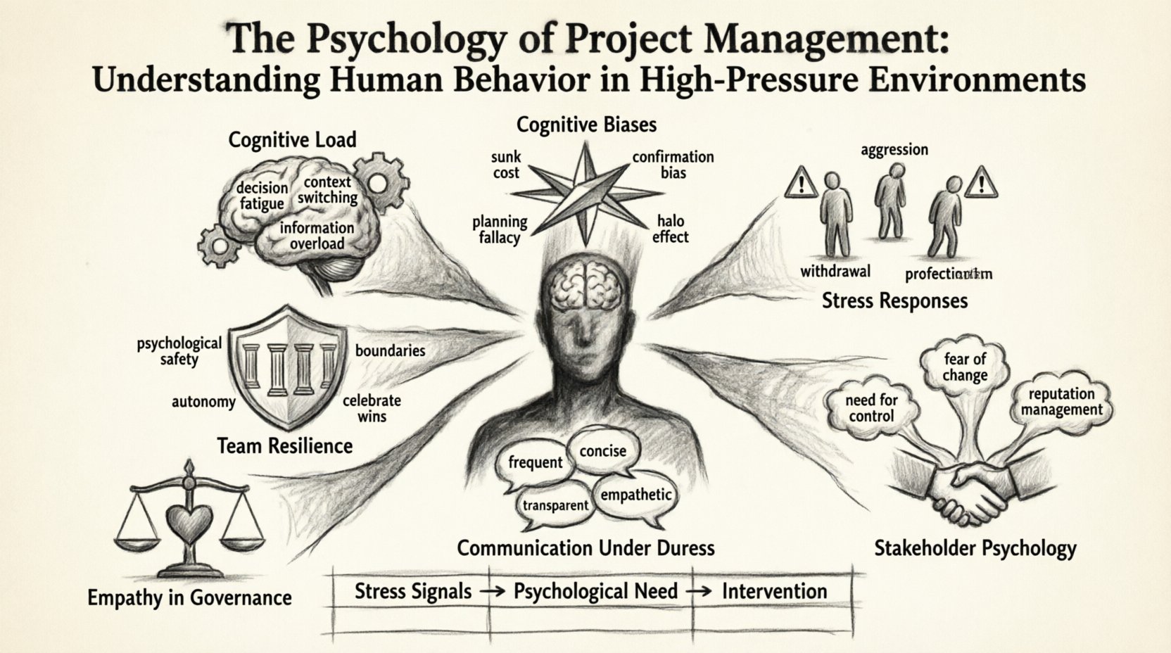 The Psychology of Project Management: Understanding Human Behavior in High-Pressure Environments