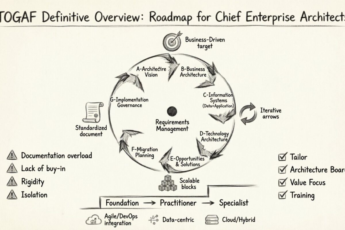 TOGAF Definitive Overview: A Clear Roadmap for Chief Enterprise Architects Starting Their Journey