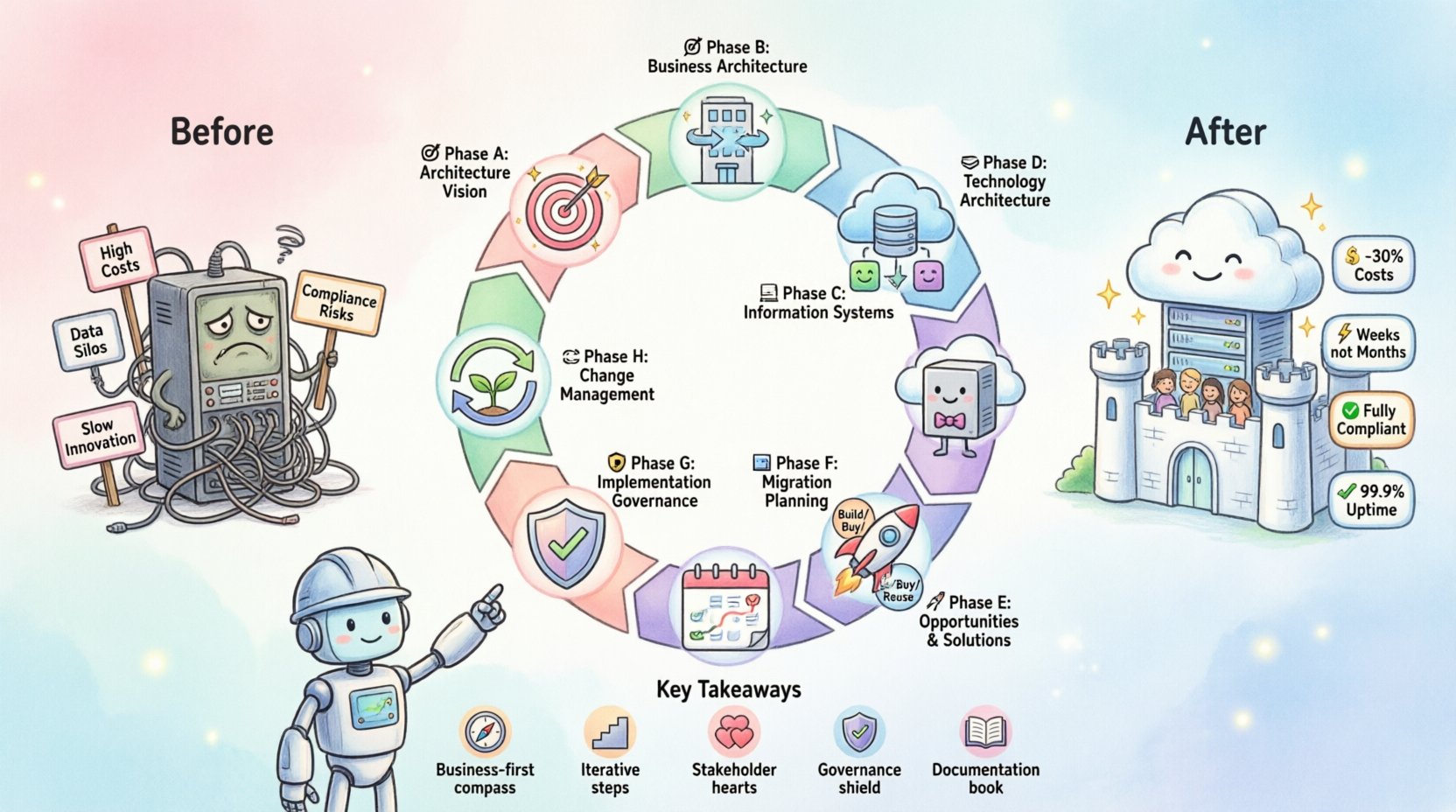 TOGAF Case Study: Transforming Legacy Systems Using the Standardized ADM Method