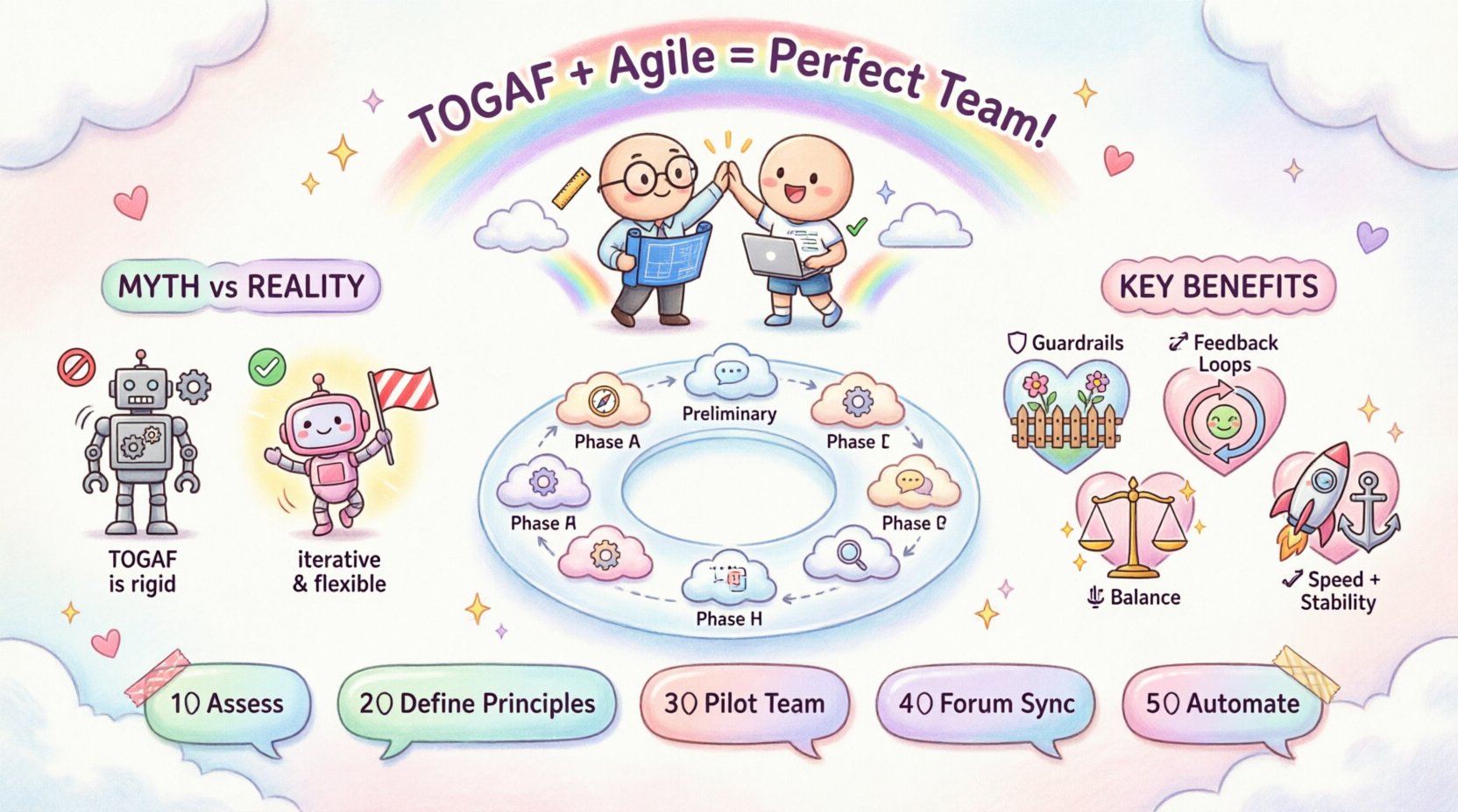 TOGAF Myth-Buster: Debunking the Idea That TOGAF is Too Rigid for Agile Teams