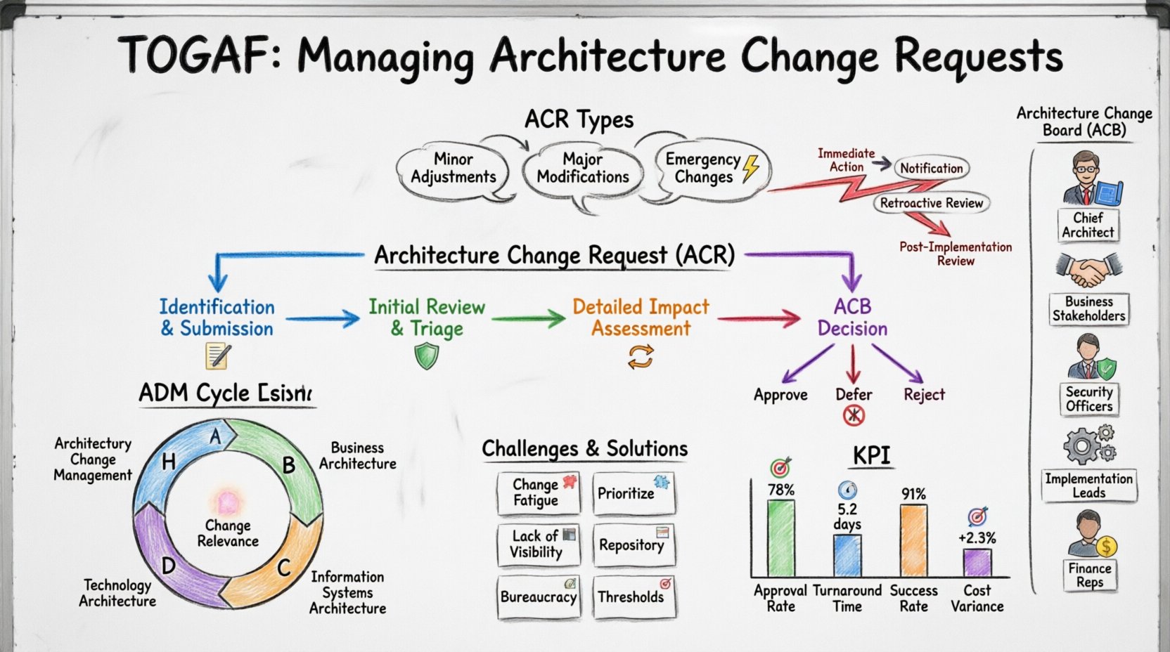 TOGAF Comprehensive Walkthrough: Managing Architecture Change Requests Effectively