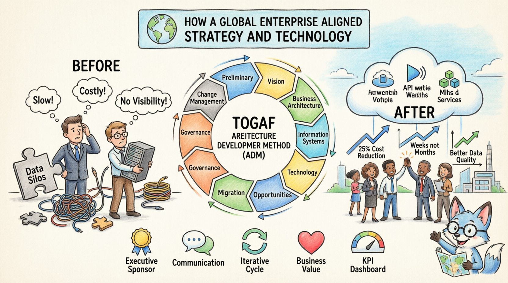 TOGAF Case Study: How a Global Enterprise Aligned Strategy and Technology from Day One