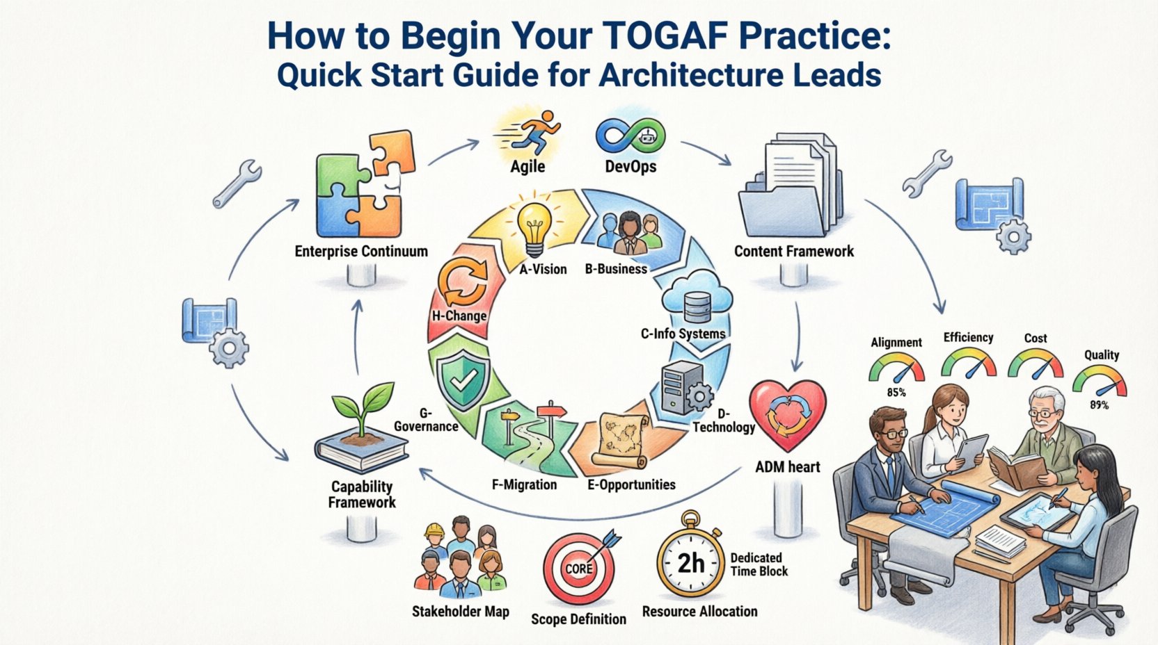 How to Begin Your TOGAF Practice: The Essential Quick Start Guide for Architecture Leads